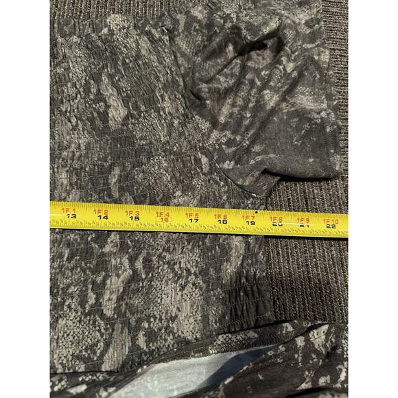 DG2 Diane Gilman Off-the-Shoulder Tunic Top Snakeskin Print Plus Size 1X NEW - Picture 5 of 6